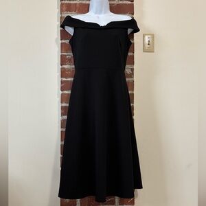 H&M Elegant Black One Shoulder Dress